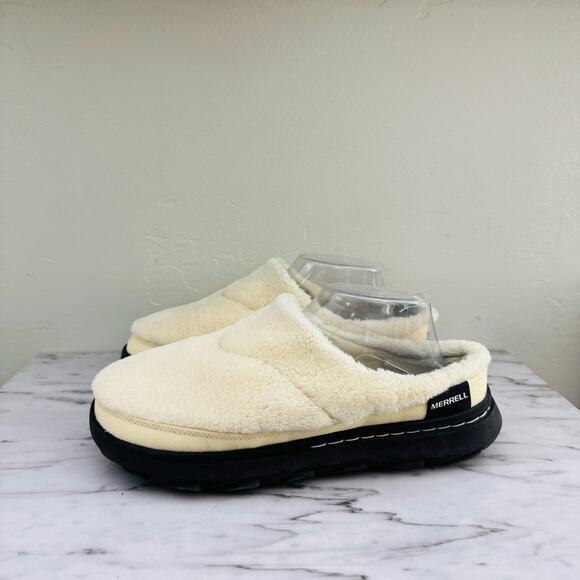 Merrell Hut Moc Slide 2 Cream Women’s Size 9 - Picture 1 of 11